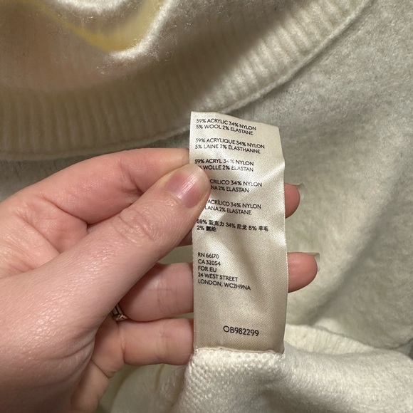 NWOT Free People Afterglow Mock Neck Sweater Small - Picture 5 of 9